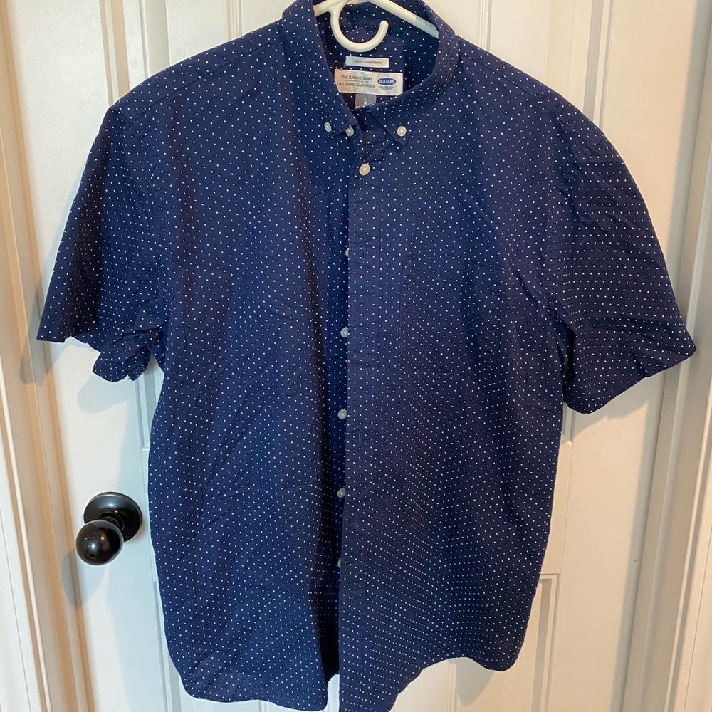 Men short sleeve button up
